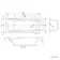 Hereford 1600x700 Square Shower Bath & 6mm Easy Clean Screen