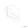 P Shaped 1700 Shower Bath with Front Panel & 6mm Easy Clean Screen with Rail - Right Handed