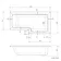 L Shaped 1600 Shower Bath & 4mm Fixed Screen with Rail - Right Handed