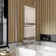 L Shaped 1700 Shower Bath with Front Panel & 6mm Easy Clean Screen with Rail - Left Handed