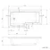 L Shaped 1600 Shower Bath & 6mm Easy Clean Brushed Brass Bath Screen - Left Handed
