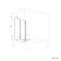 Brixton L Shaped 1500 Shower Bath & 6mm Easy Clean Matt Black Folding Bath Screen - Right Handed