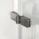 Brixton L Shaped 1600 Shower Bath & 6mm Easy Clean Brushed Gunmetal Folding Bath Screen - Left Handed