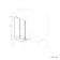 Brixton L Shaped 1500 Shower Bath with Front Panel & 6mm Easy Clean Brushed Brass Folding Bath Screen - Left Handed