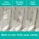 Brixton L Shaped 1500 Shower Bath with Front Panel & 6mm Easy Clean Chrome Folding Bath Screen - Right Handed