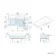 Brixton L Shaped 1500 Shower Bath with Front Panel & 6mm Easy Clean Brushed Copper Folding Bath Screen - Right Handed