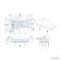 Brixton L Shaped 1600 Shower Bath & 6mm Chrome Easy Clean Screen - Left Handed