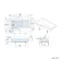 Brixton L Shaped 1600 Shower Bath & 6mm Matt Black Easy Clean Screen - Left Handed