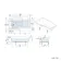 Brixton L Shaped 1500 Shower Bath with Front Panel & 6mm Easy Clean Brushed Brass Framed Bath Screen - Left Handed