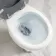 Hudson Traditional Low-Level Toilet With Dove Grey Seat & Pedestal Basin - Double Tap Hole