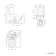 Orlando Rimless Close Coupled Corner Toilet With Soft Close Slim Seat