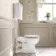 Enid Traditional Toilet With Low-Level Cistern and Gloss White Wooden Seat