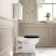 Enid Traditional Toilet With Low-Level Cistern and Gloss Black Wooden Seat
