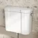 Enid Traditional Toilet With Low-Level Cistern and Gloss Black Wooden Seat