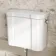 Enid Traditional Low-Level Toilet With Gloss White Wooden Seat & Pedestal Basin - Single Tap Hole
