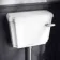 Hudson Traditional Low-Level Toilet With Cotton White Seat & Pedestal Basin - Double Tap Hole