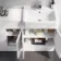 Harper Gloss White Combination Vanity Basin and Miami Toilet 1500mm