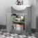 Quartz Stone Grey Vanity with Semi Recessed Basin 550mm