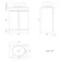 Trent Stone Grey Vanity with Marble Top & Oval Counter Top Basin 600mm