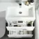 Avon Gloss White Basin Vanity Drawer and Back To Wall Unit 1100mm - Right Handed