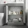 Avon Stone Grey Combination Vanity Basin and Atlanta Toilet 1100mm - Right Handed