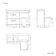 Avon Stone Grey Combination Basin Drawer and Atlanta Toilet 1100mm - Left Handed