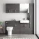 Harper Charcoal Elm Vanity with Semi Recessed Basin 600mm