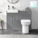 Harper Stone Grey Combination Vanity Basin with Marble Top & Aruba Toilet 1000mm