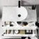 Austin Gloss White Counter Top Drawer with Marble Top 800mm - Excludes Counter Top Basin