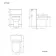 Austin Stone Grey Slimline Back To Wall Unit and Denver Toilet