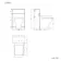 Corsica Curved Storm Grey Slimline Back To Wall Unit and Atlanta Toilet