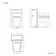 Bermuda Traditional Dove Grey Slimline Back To Wall Unit and Seattle Toilet