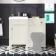 Bermuda Chalk White Basin Vanity and Back To Wall Unit 1000mm (Excludes Pan & Cistern)