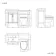 Bermuda Graphite Grey Combination Vanity Basin and Seattle Toilet 1100mm