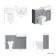 Monaco Dove Grey Combination Vanity Traditional Basin with Marble Top & Atlanta Toilet 1200mm