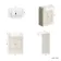 Monaco Chalk White Traditional Basin Vanity 600mm