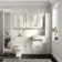 Monaco Chalk White Combination Vanity Traditional Basin 1500mm (Excludes Pan & Cistern)