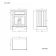 Lucia Graphite Grey Cabinet with Marble Top 640mm - Excludes Counter Top Basin