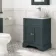 Lucia Inky Blue Vanity with Marble Top & Oval Counter Top Basin 640mm