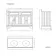 Lucia Inky Blue Double Vanity with Marble Top & Undermount Basins 1200mm