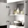 Avon Gloss White Basin Vanity 600mm - Black Accents