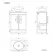 Avon Stone Grey Vanity with Oval Counter Top Basin 600mm - Black Accents