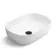 Avon Stone Grey Vanity Drawer with Marble Top & Curved Counter Top Basin 600mm - Black Accents