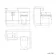 Harper Gloss White Combination Vanity Basin and Aruba Toilet 1200mm - Black Accents - Left Handed