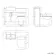 Harper Gloss White Combination Vanity Basin & Aruba Toilet 1000mm - Black Accents