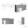 Monaco Dove Grey Combination Vanity Basin with Marble Top and Seattle Toilet 1500mm