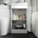 Avon Gloss White Combination Vanity Basin and Boston Toilet 950mm