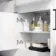 Harper Gloss White Combination Vanity Basin and Boston Toilet 1500mm - Black Accents