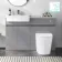 Foster Stone Grey Combination Vanity Basin with Marble Top & Boston Toilet 1200mm