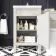 Bermuda Chalk White Combination Vanity Basin and Boston Toilet 1000mm
